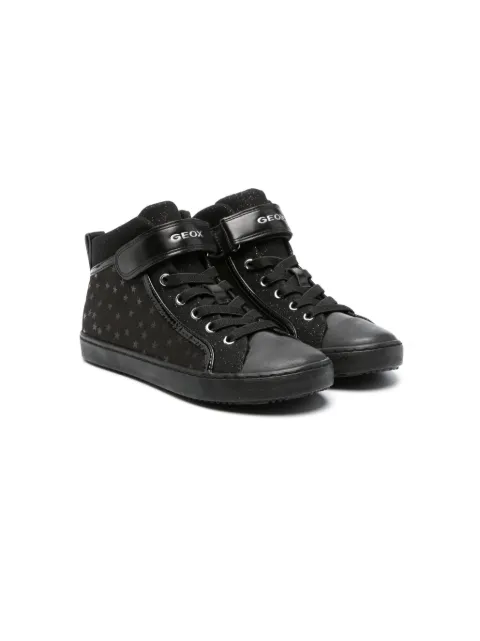 Geox Kids Kalispera star-print sneakers