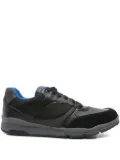 Geox Sandford leather panelled sneakers - Black