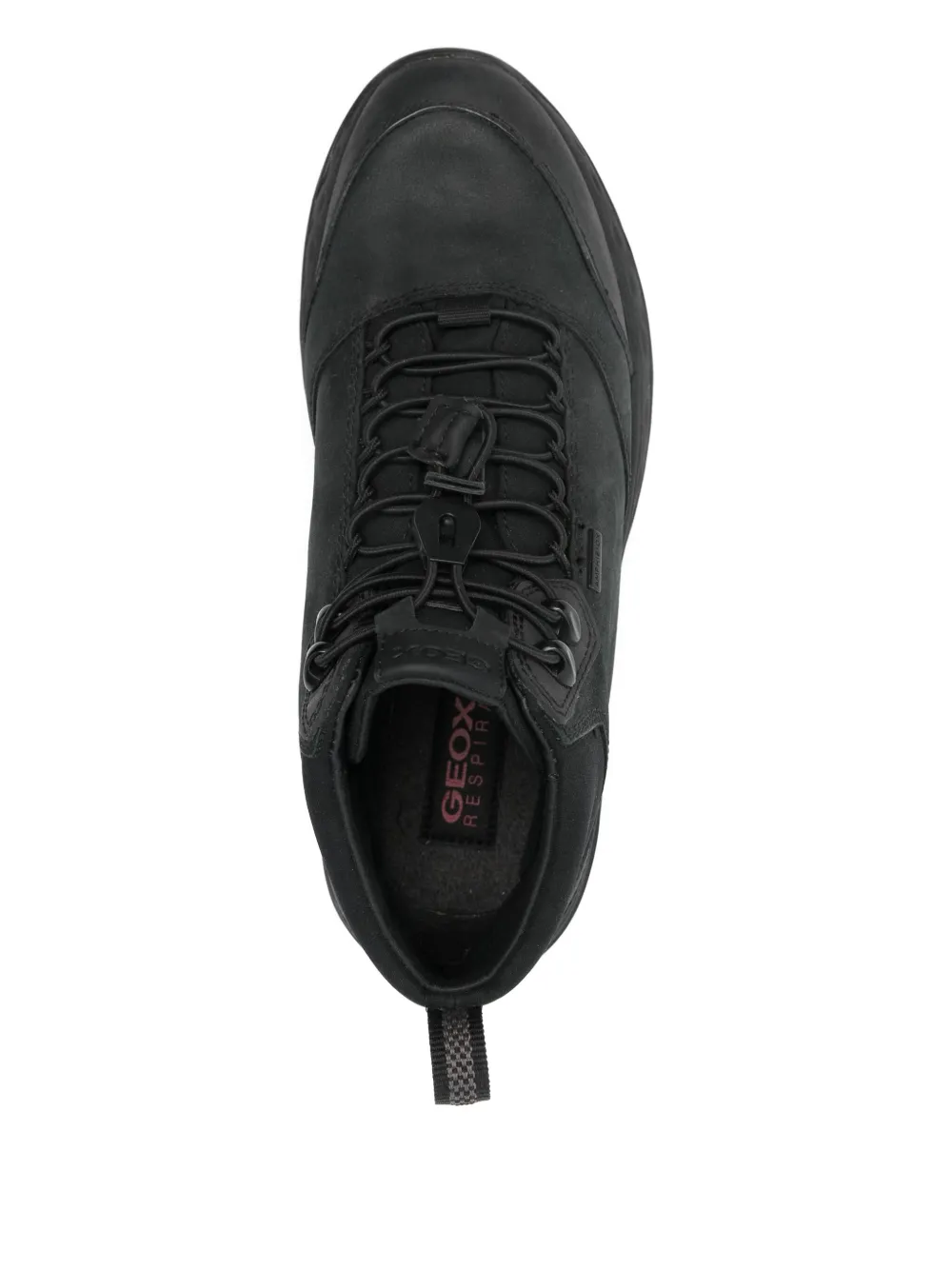 Geox Sterrato High Sneakers In Black