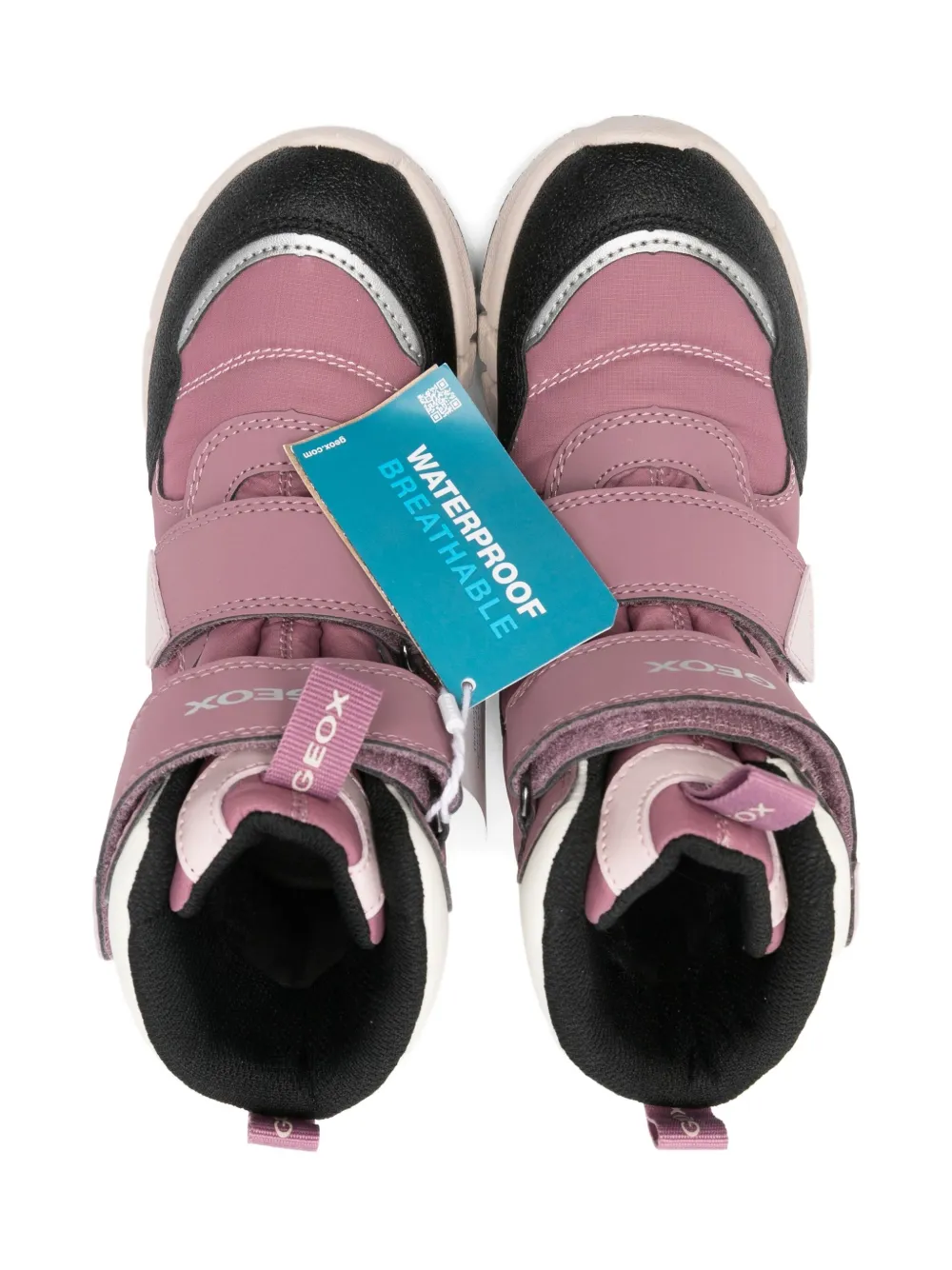 Geox Kids flexyper touch-strap boots Pink