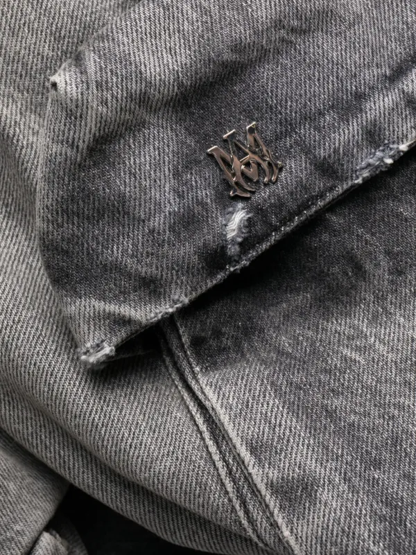 VIP【関税送料無料】希少 AMIRI GREY COTTON JEANS Mx2 Jean Faded Grey Gre | The Webster