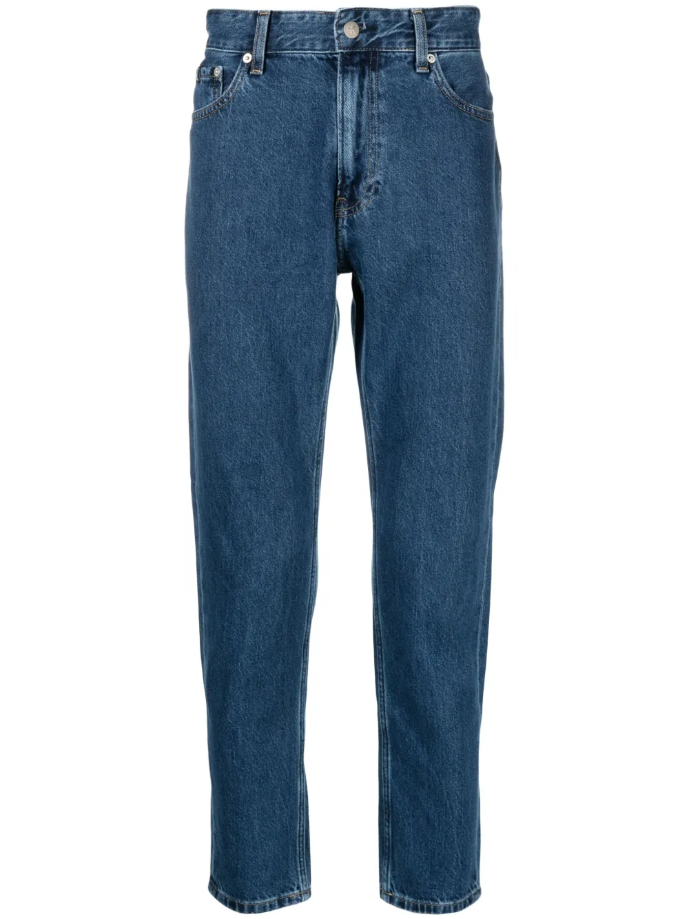 Calvin Klein Jeans met toelopende pijpen Blauw