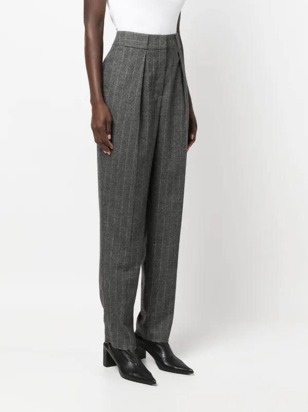 Emporio Armani pinstripe-pattern Tailored Trousers | Grey