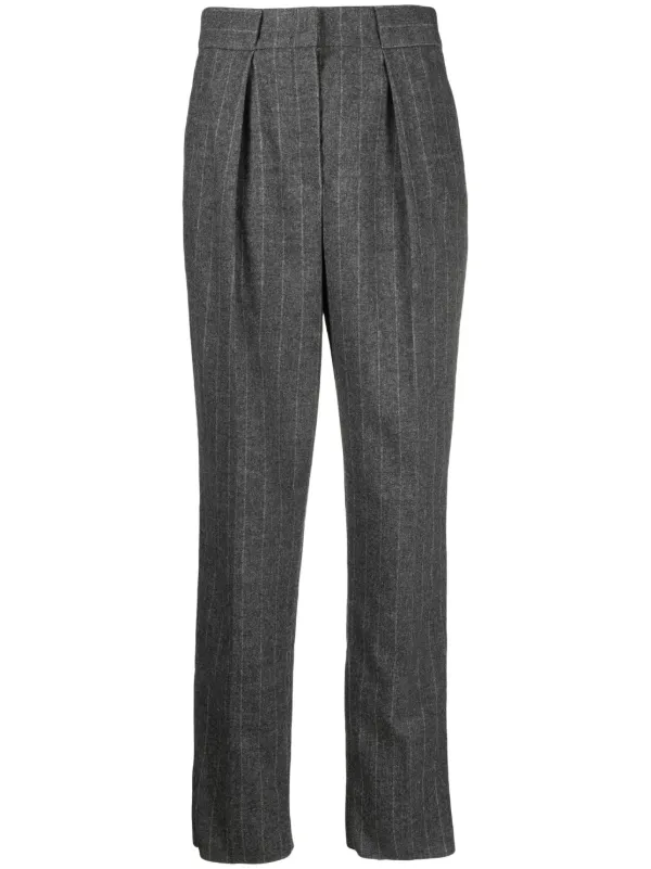 emporio armani archive slacks スラックス Emporio Armani Mid-Rise Straight-Leg Trousers | Neiman Marcus