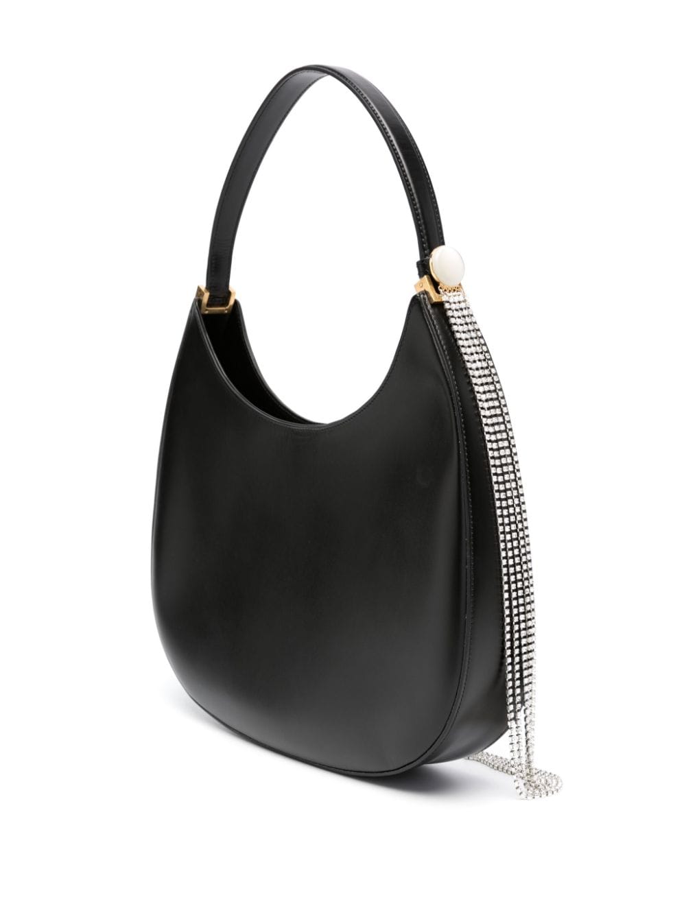 Shop Magda Butrym Medium Vesna Leather Shoulder Bag In Black