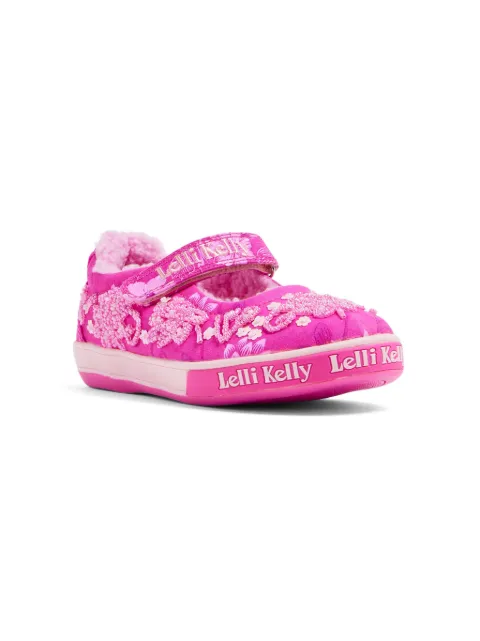 Lelli Kelly logo-embroidered bead-embellished sneakers 