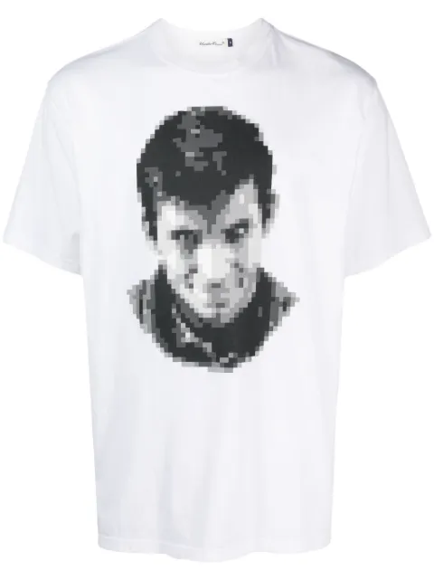 Undercover pixelated-print cotton T-shirt