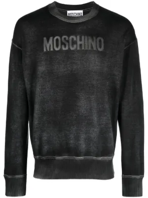 Moschino logo print sweatshirt 2025
