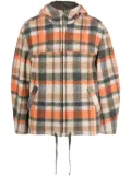 MARANT Kurt plaid check jacket - Orange