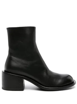 Marsell / マルセル ankle boots アンクルブーツ Men's Black Leather Ankle Boots Cassello - Marsèll