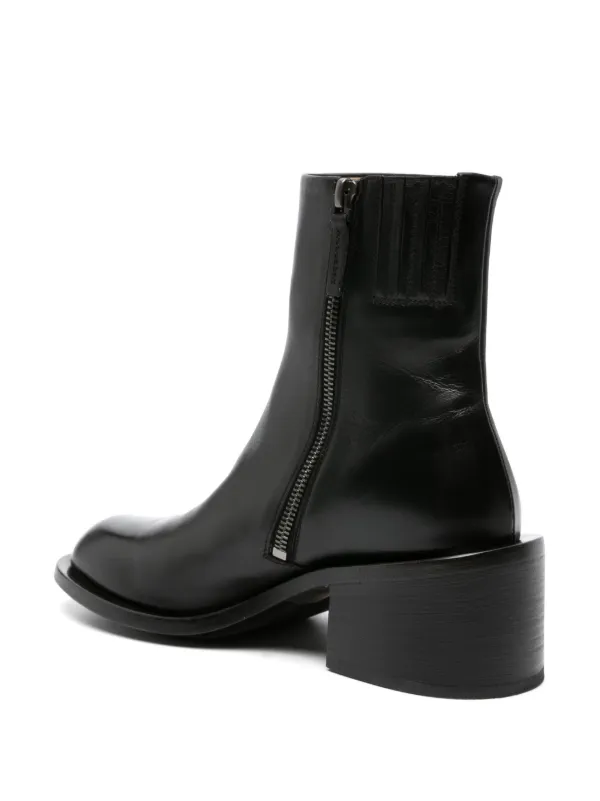 ロングブーツ MARSELL Black Leather Ankle Boots Marsell Boots for Women Block Black for sale | eBay