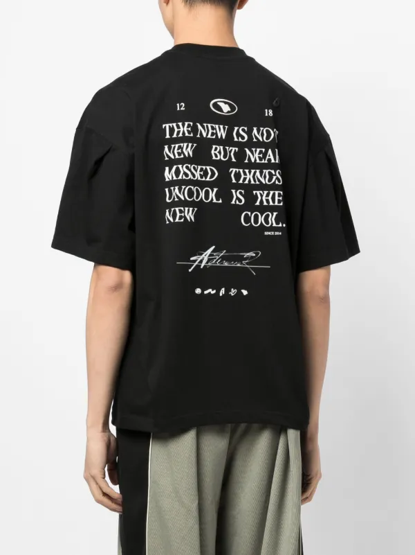 Ader Error ロゴ Tシャツ | ブラック | FARFETCH JP