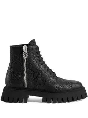 Botas negras gucci serpiente new arrivals