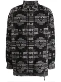 Mastermind World Chimayo jacquard cotton shirt - Black