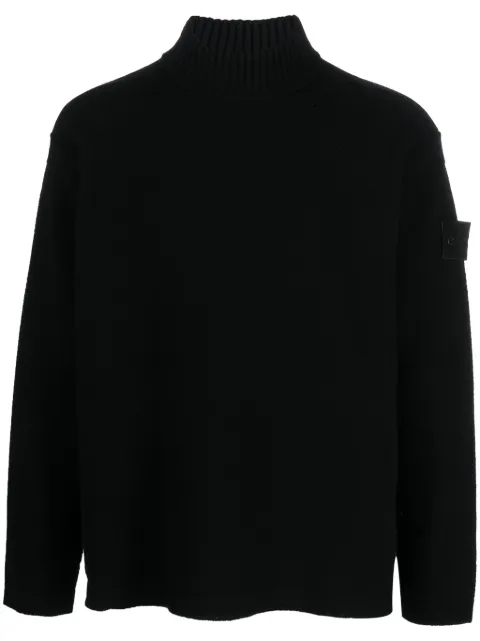 Stone Island suéter con cuello vuelto