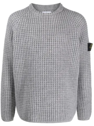 Stone Island ワッフルニット セーター - Farfetch