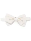 Dolce & Gabbana silk bow tie - White