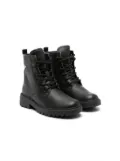 Geox Kids Casey lace-up ankle boots - Black