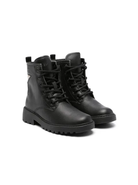 Geox Kids Casey lace-up ankle boots