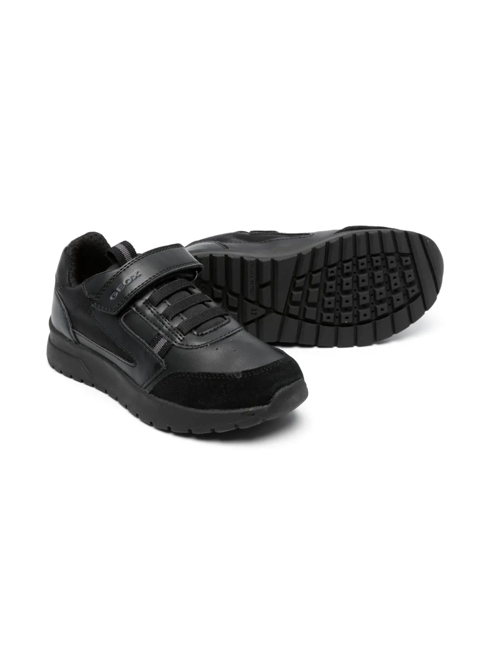 Geox Kids Briezee leather sneakers | Teen Boy Shoes | Image 2