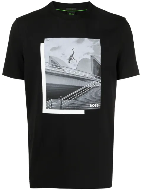 BOSS Camiseta com estampa fotográfica