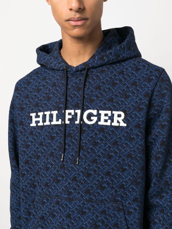 Tommy Hilfiger Embroidered Logo Hoodie - Farfetch