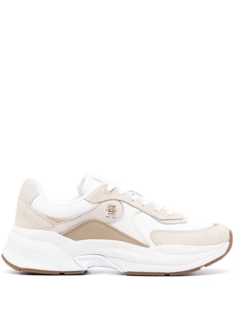 Tommy Hilfiger colour-block lace-up leather sneakers