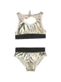 Andorine metallic-effect bikini - Gold