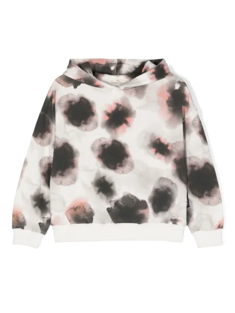 Andorine abstract-print hoodie