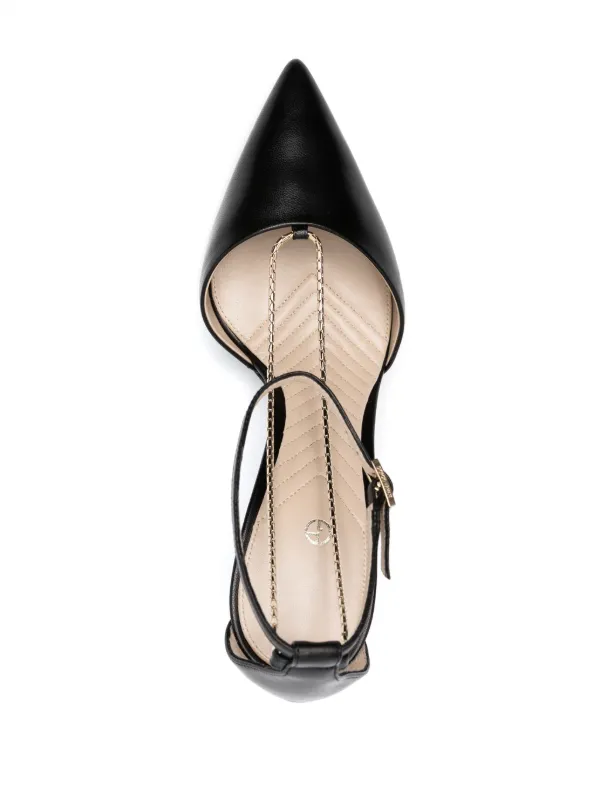 ジョルジオアルマーニ Giorgio Armani Decollete Pumps Giorgio Armani 90mm pointed-toe Leather Pumps | Black | FARFETCH