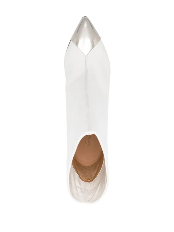 ISABEL MARANT Lapio 90mm Leather Boots White FARFETCH BH