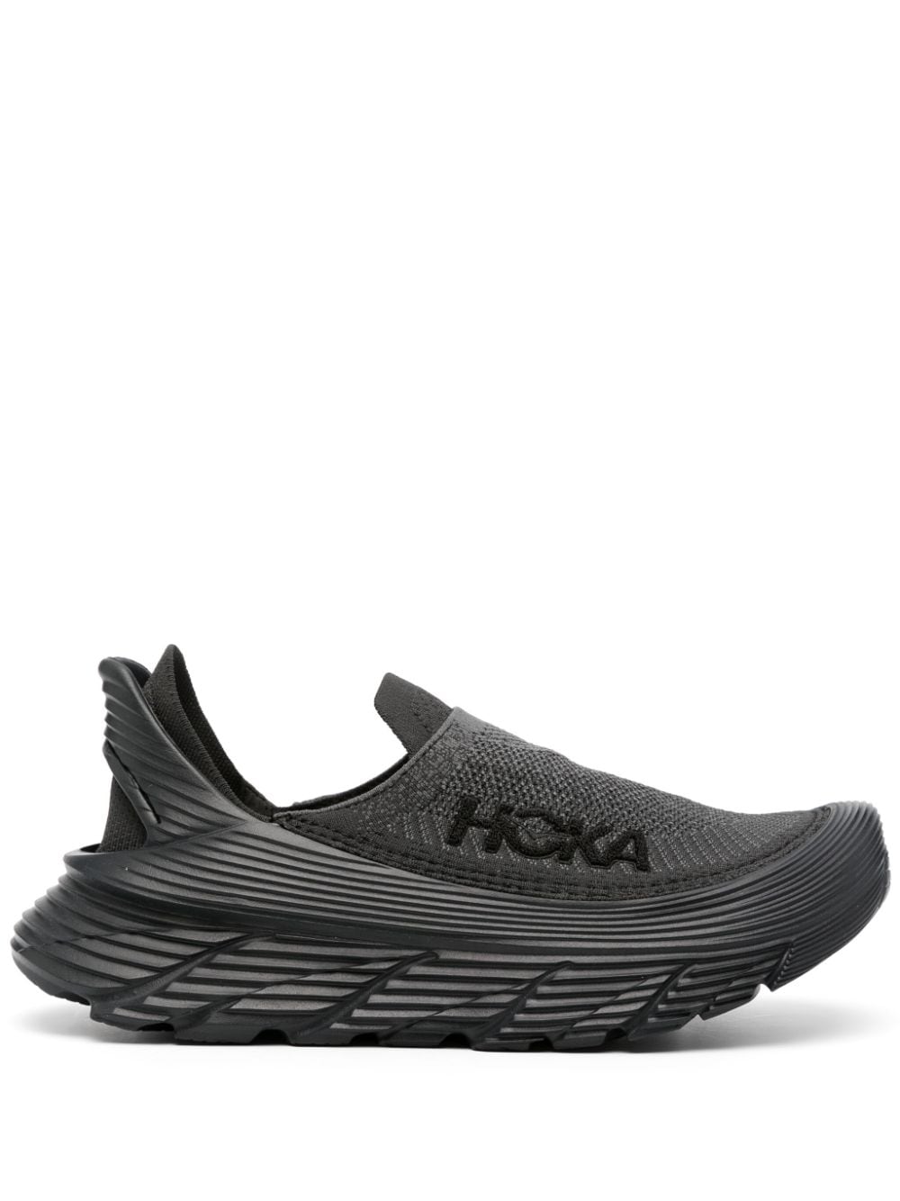 Hoka Restore Tc Slip-on In Black