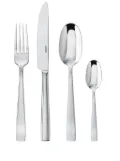 Sambonet Flat cutlery (set of 24) - Silver