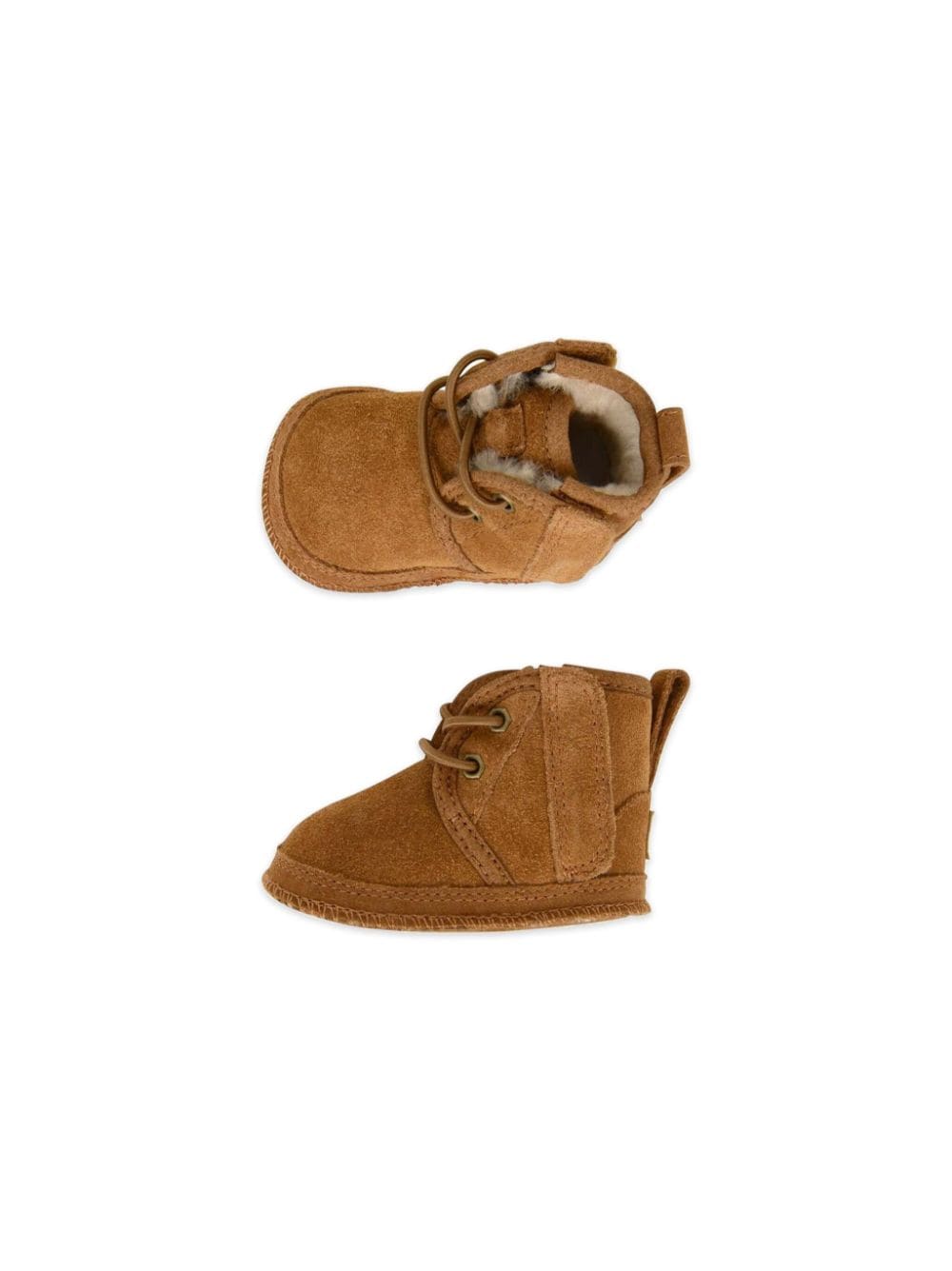 Shop Ugg Logo-patch Suede Boots In Brown
