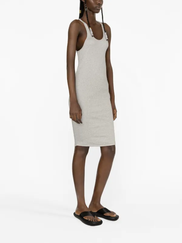 ISABEL MARANT Tory Ribbed Tank Dress | Grey | FARFETCH