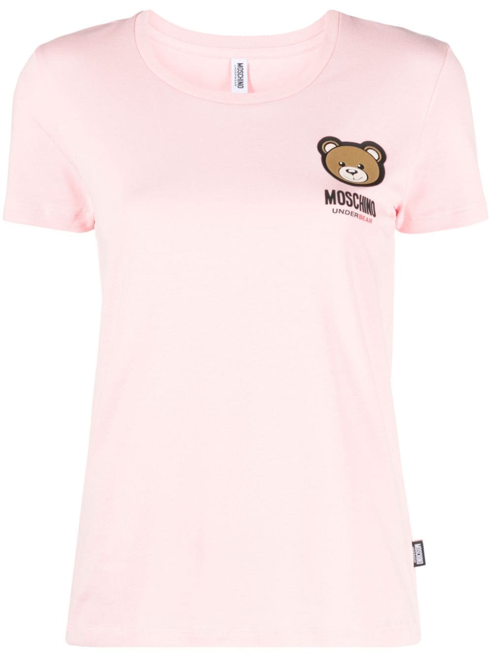 Moschino Leo Teddy-print T-shirt In Pink