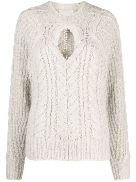 ISABEL MARANT Noelys keyhole jumper Women