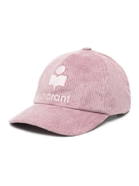 ISABEL MARANT Tyron logo-embroidered corduroy cap Women