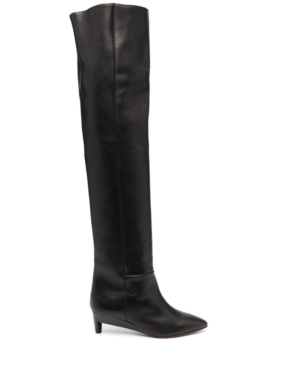 ISABEL MARANT LISALI 50MM LEATHER THIGH-HIGH BOOTS