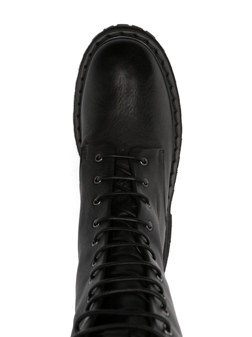 Shop Marsèll Carro Lace-up Leather Boots In Black