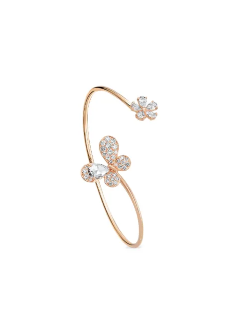 David Morris 18kt rose gold Pixie diamond bangle