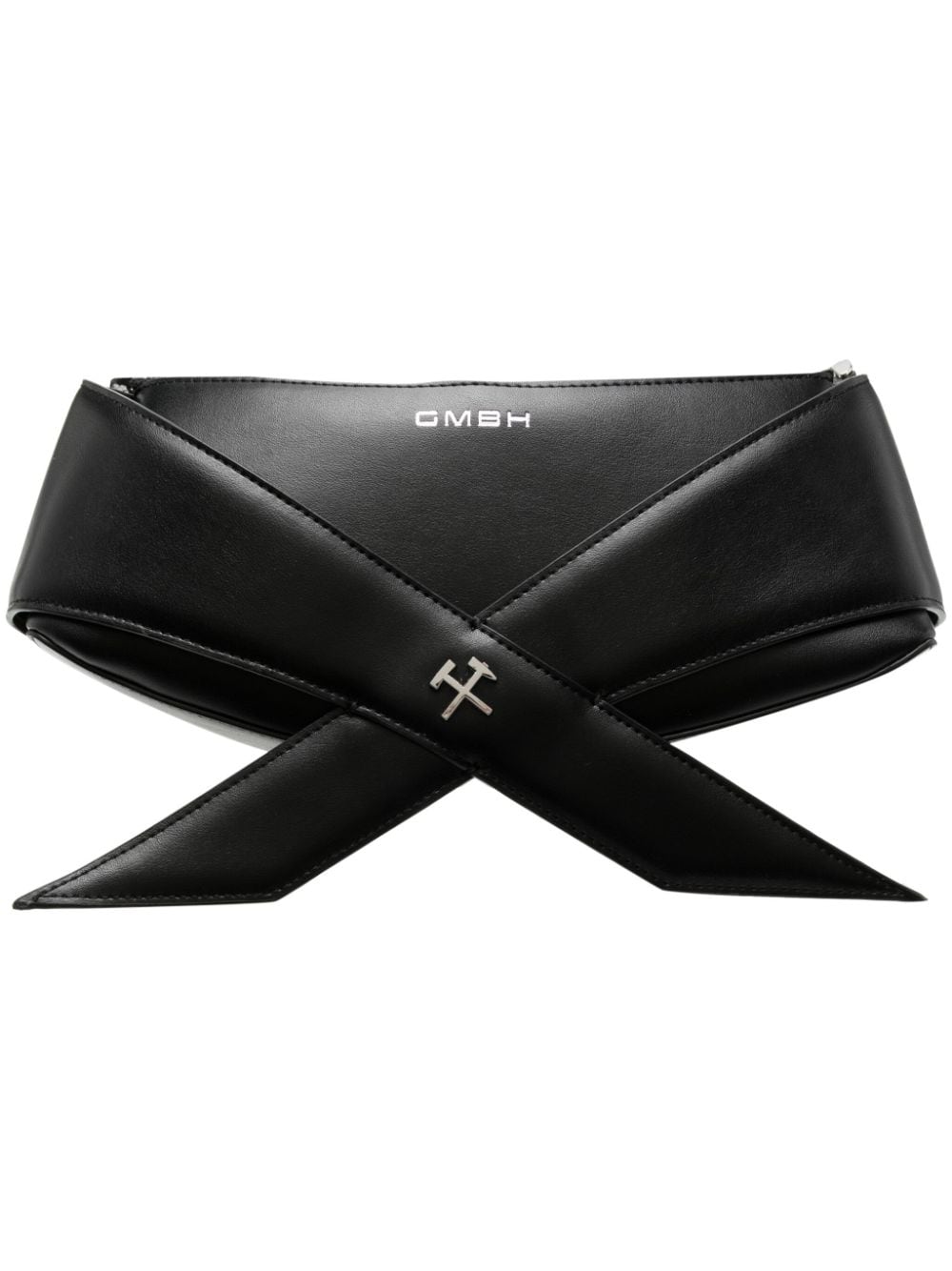 Gmbh Abdel Logo-lettering Belt Bag In Black