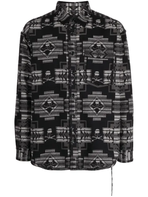 Mastermind World Chimayo jacquard cotton shirt