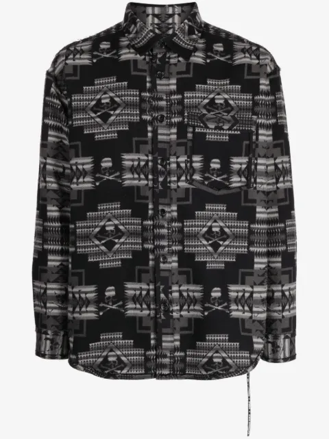 Mastermind World Chimayo jacquard cotton shirt