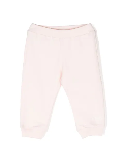 Fendi Kids logo-debossed sweat pants