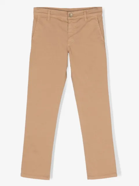 Dolce & Gabbana Kids logo-plaque cotton trousers
