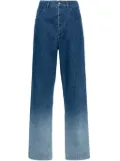 Botter gradient-effect mid-rise boyfriend jeans - Blue