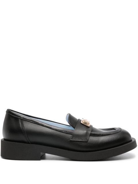 Chiara Ferragni square-toe leather loafers