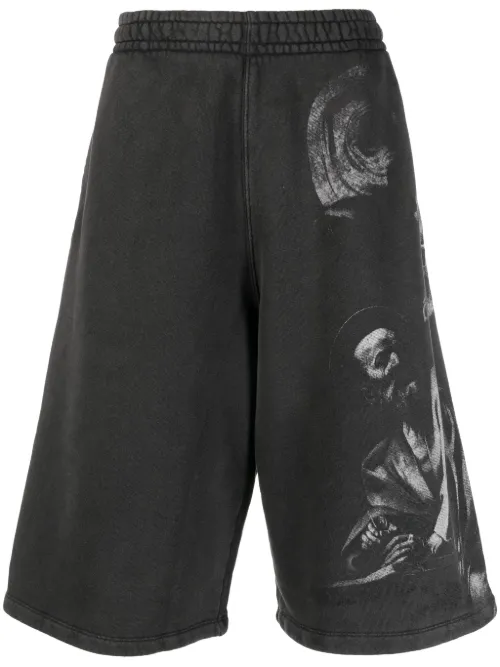 Short à imprimé Saint Matthew - Off-White - Modalova