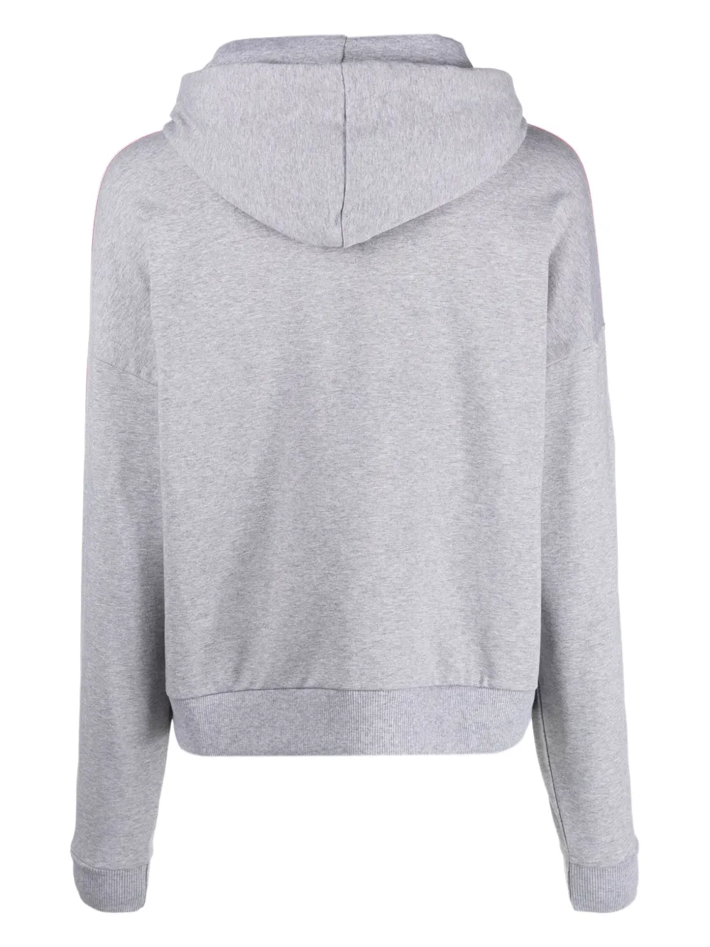 Moschino Hoodie met logo-reliëf - Grijs